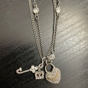 Juicy Couture silver necklace